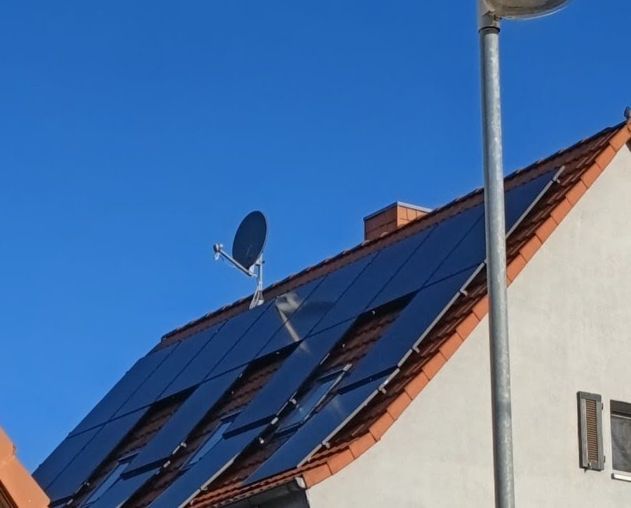 Kundenfoto: Solarmodule auf dem Dach
