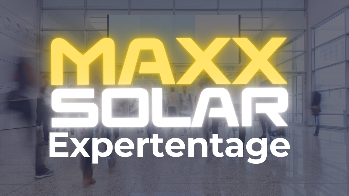 MAXX SOLAR Expertentage 2026